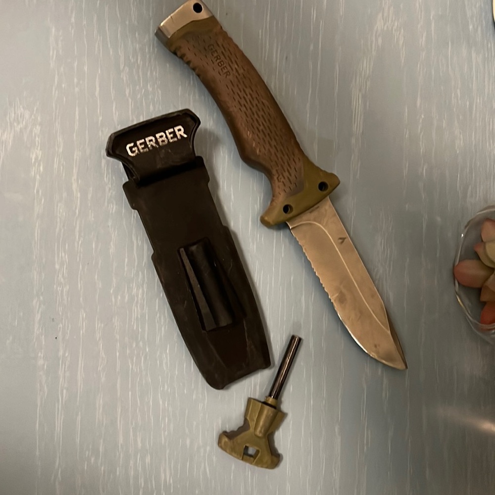 Old Gerber survival knife